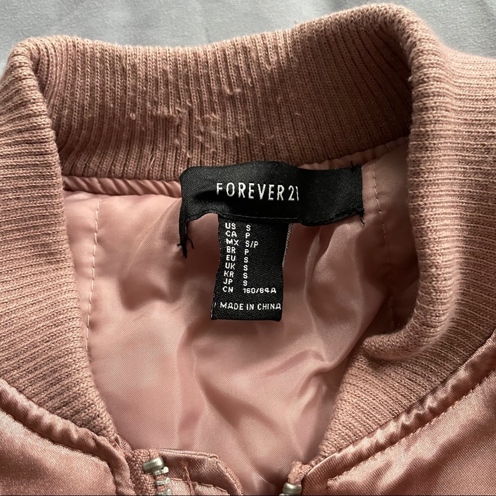 Pink Bomber Jacket - Picture 4 of 6